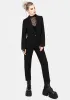 Mona Embroidered Tapered Trousers sold by Disturbia