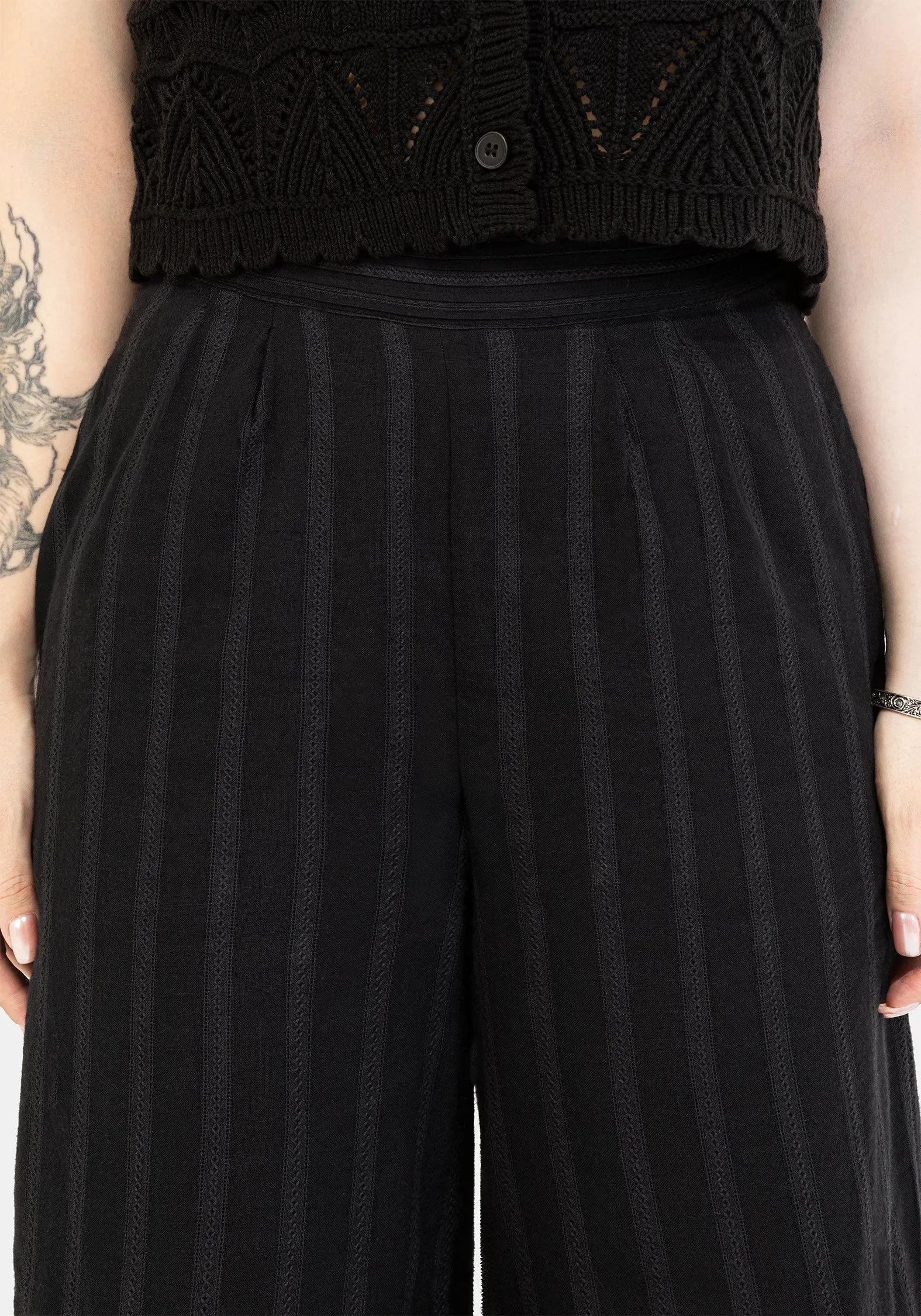 Delores Striped Cotton Balloon Trousers sold by Disturbia product image thumbnail 2