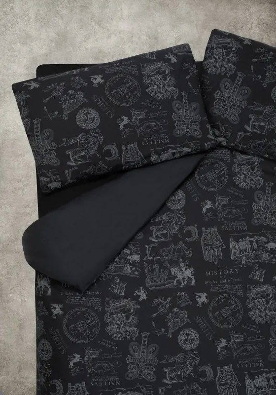 Heresy Woodcut Print Cotton Bedding Set - Double sold by Disturbia