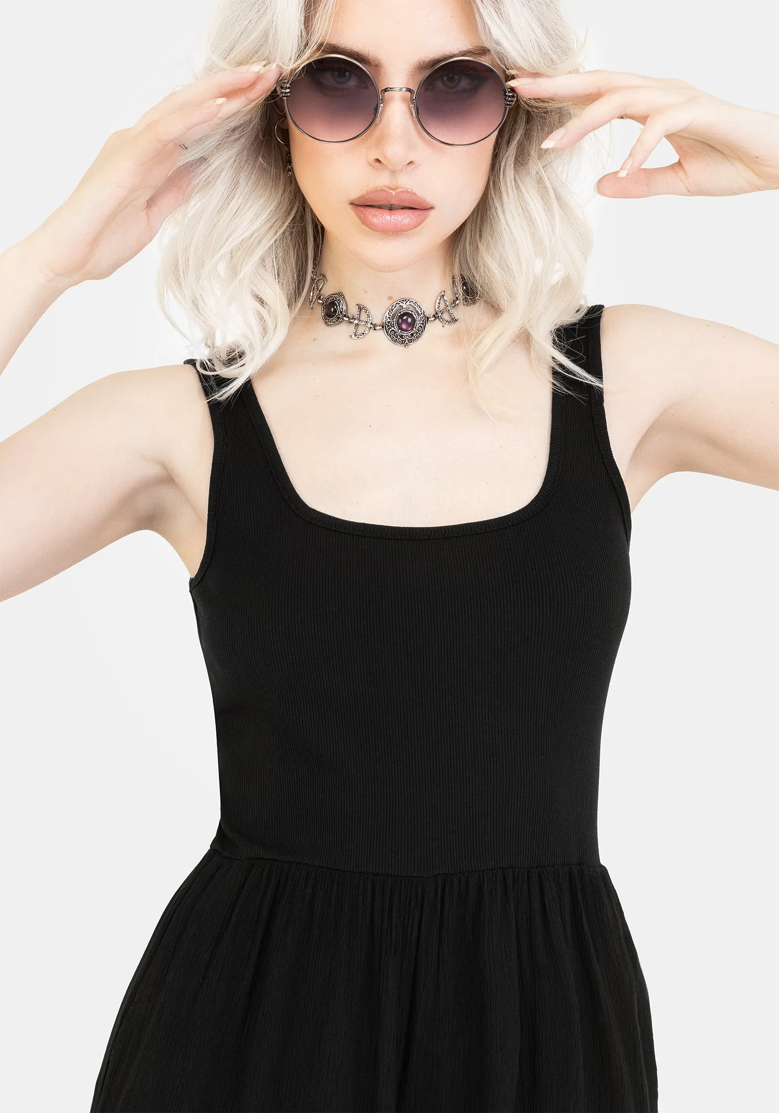 Herne Contrast Wide Leg Jumpsuit sold by Disturbia product image thumbnail 2