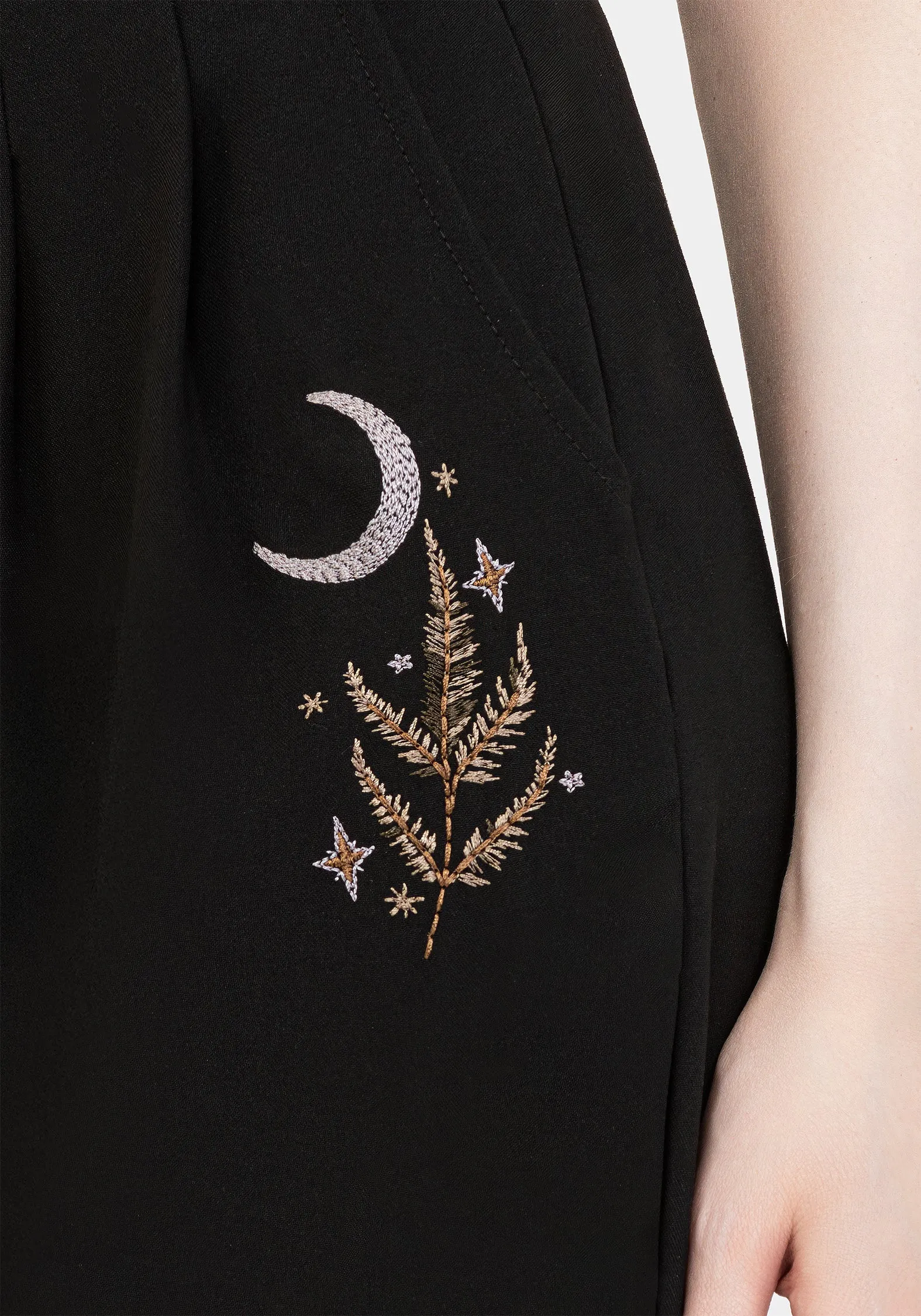 Lucia Firefly Embroidered Pleated Trousers sold by Disturbia product image thumbnail 2