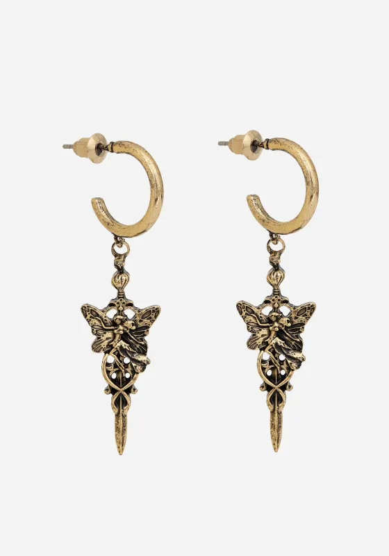 Sedona Fairy Dagger Drop Earrings sold by Disturbia