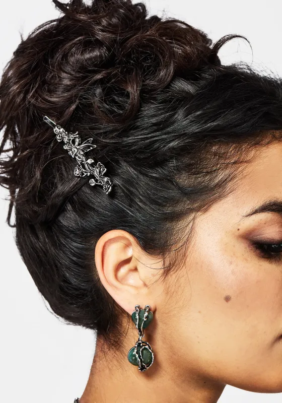 Petra Dragon Hair Pin sold by Disturbia