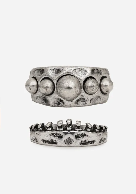 Cadence Chunky Ring Set sold by Disturbia