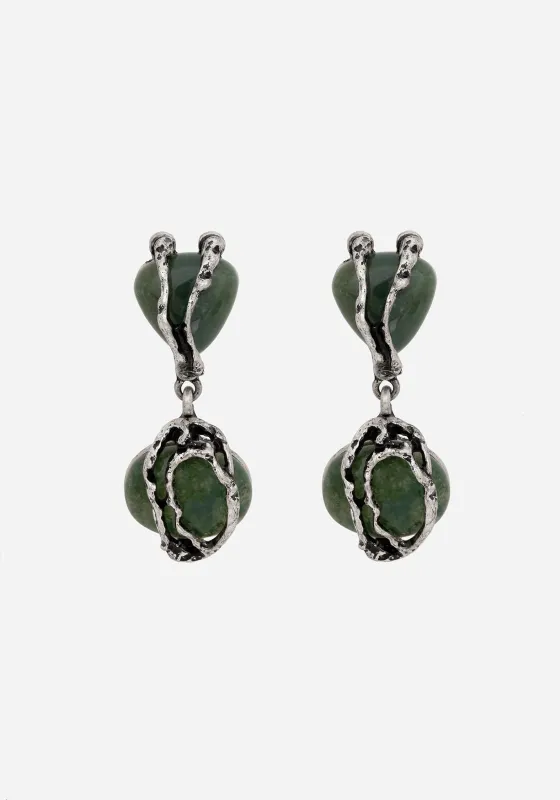 Ambrosia Moss Drop Earrings sold by Disturbia