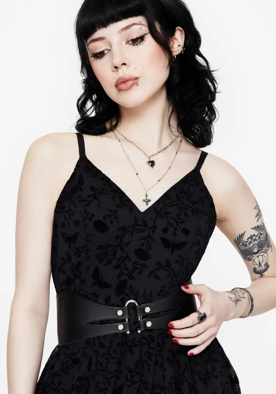 Chasm Oval Detail Waist Belt sold by Disturbia