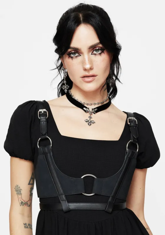 Demeter Double Strap O-Ring Harness sold by Disturbia