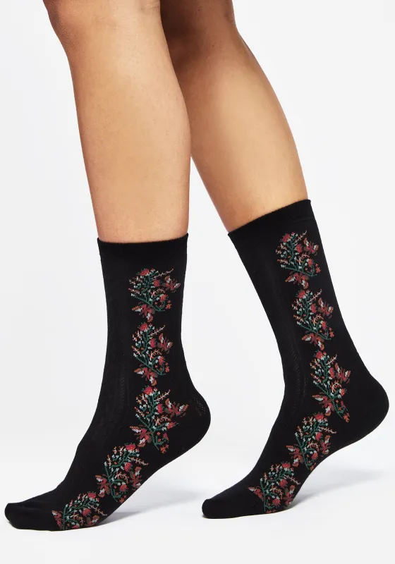 Spectrum Floral Socks sold by Disturbia
