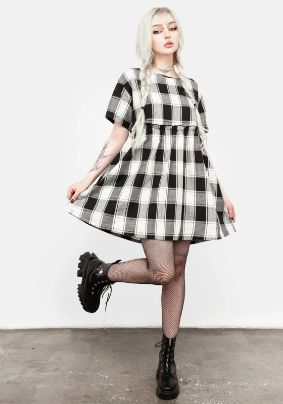 Shirley Ruffle Skater Dress sold by Disturbia