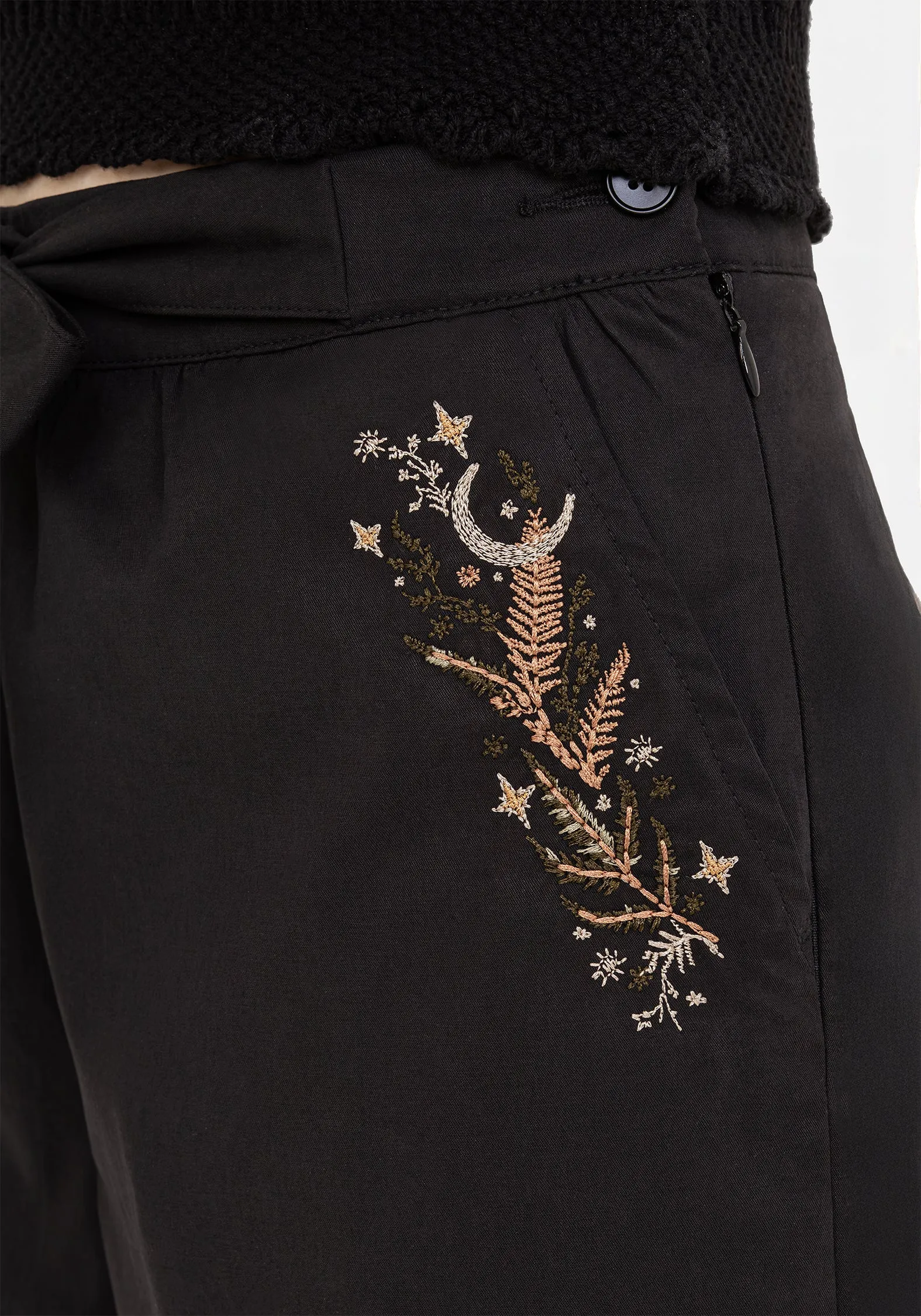 Harmony Embroidered Belted Short sold by Disturbia product image thumbnail 2