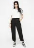 Osteomancy Washed Cotton Tapered Trousers sold by Disturbia
