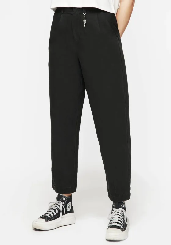 Osteomancy Washed Cotton Tapered Trousers sold by Disturbia