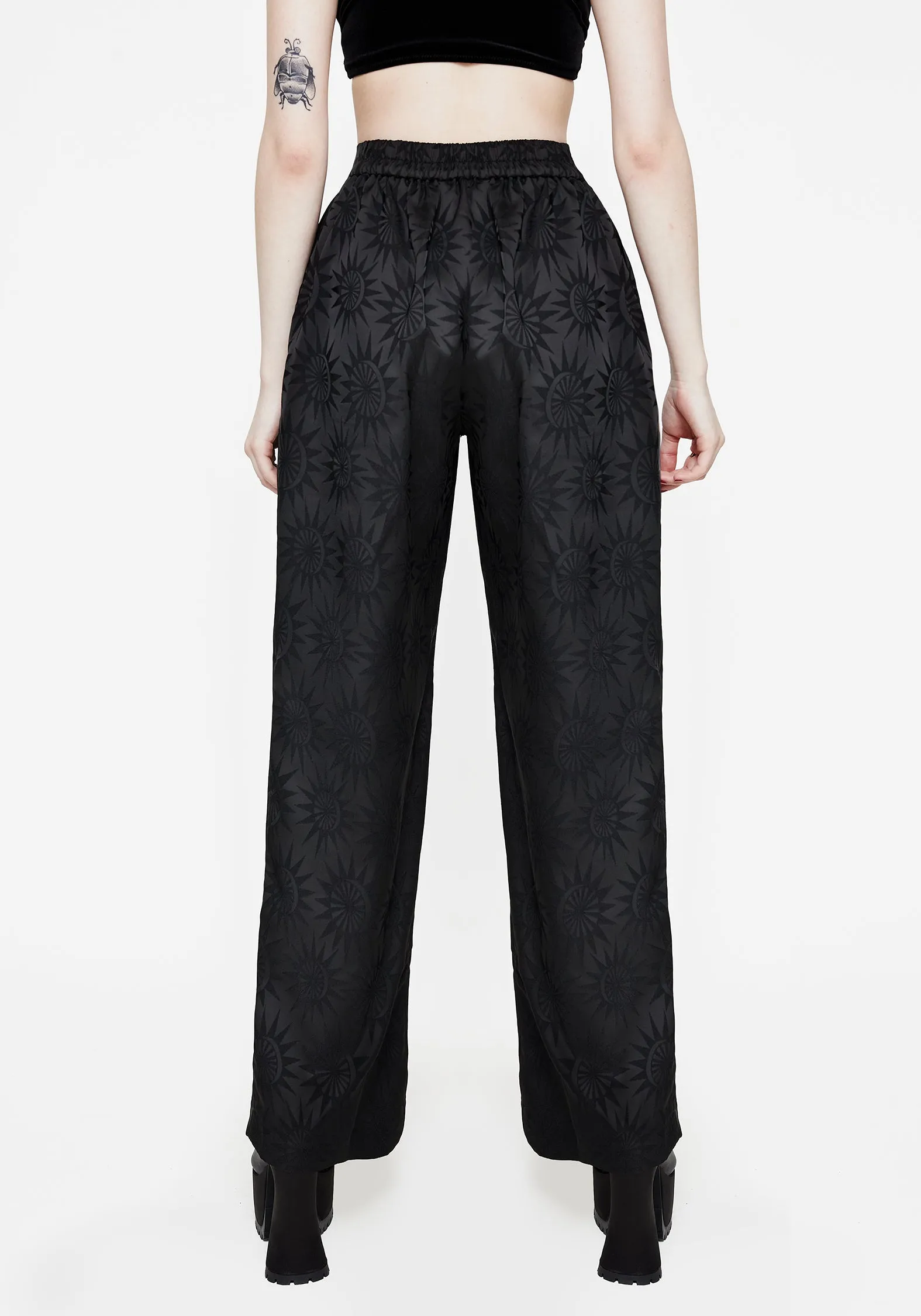 Semine Celestial Printed Wide Leg Trousers sold by Disturbia product image thumbnail 3