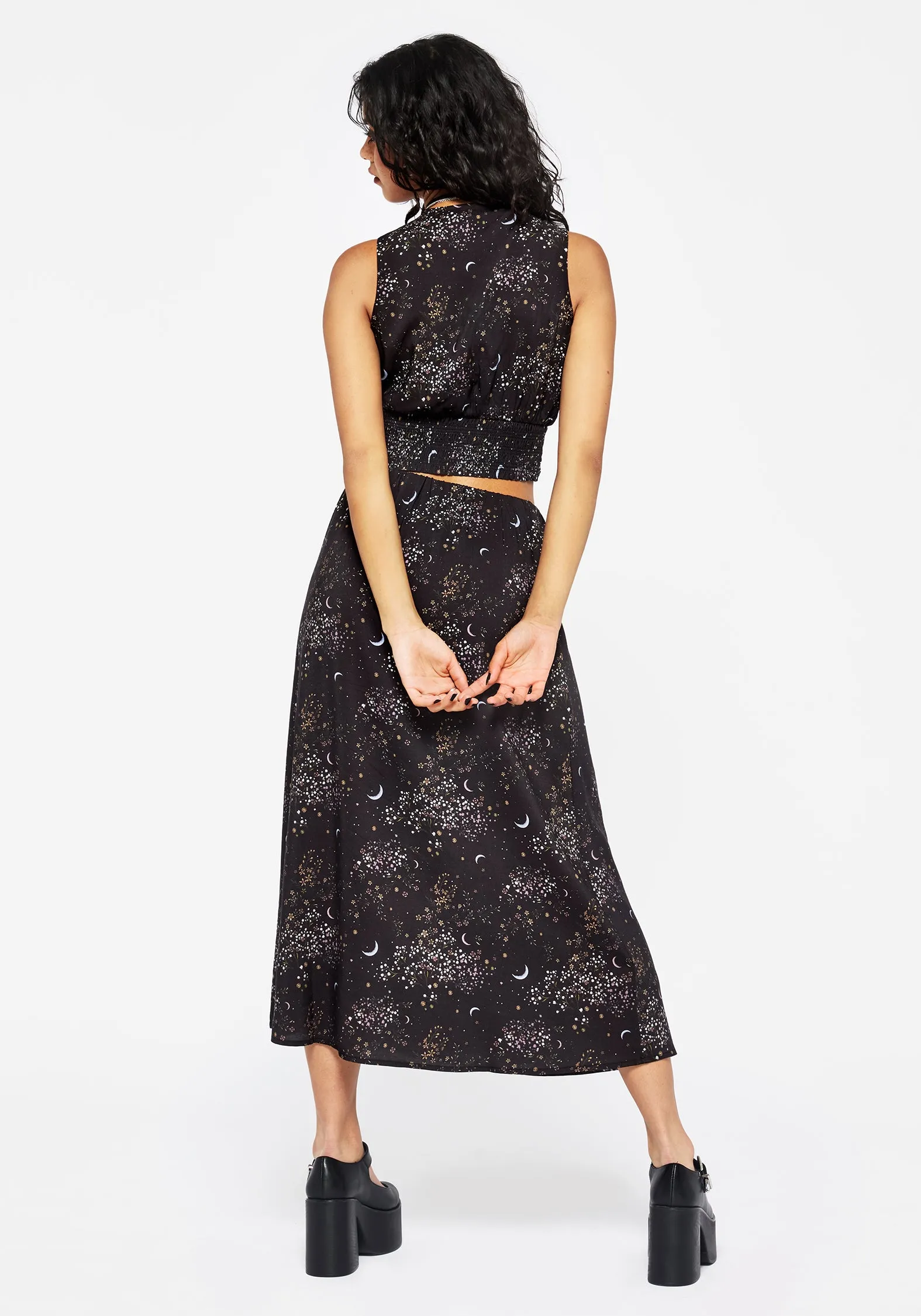 Peaseblossom Celestial Smocked Waist Top sold by Disturbia product image thumbnail 3