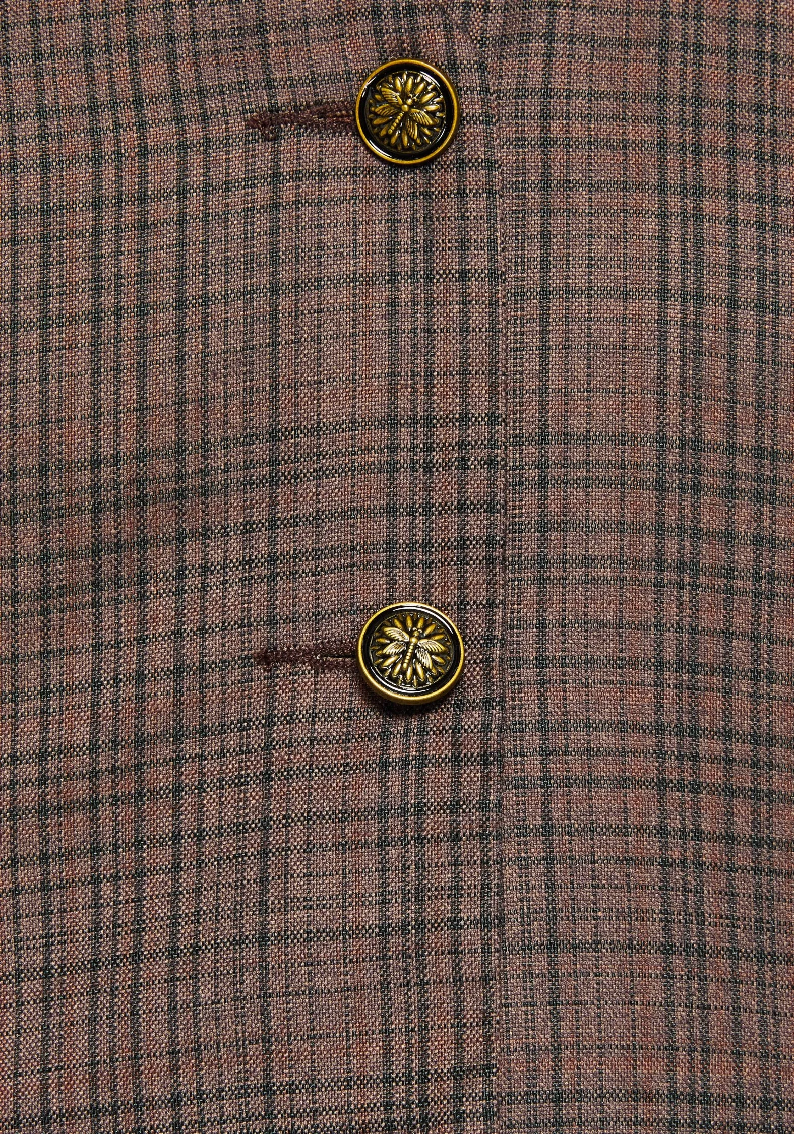 Corbin Check Tailored Waistcoat sold by Disturbia product image thumbnail 2