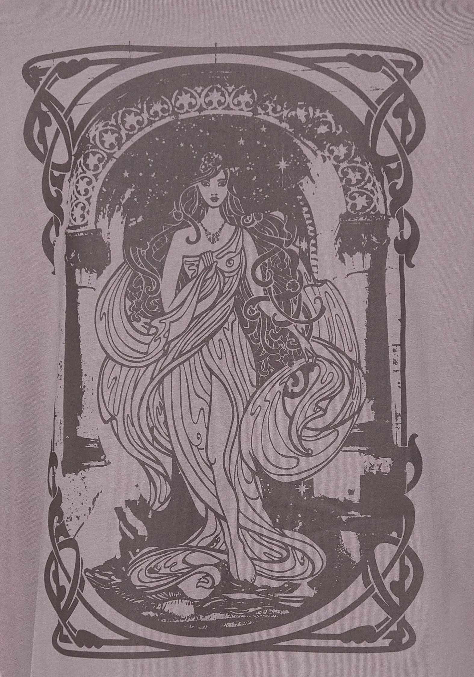 Saria Cotton-Blend Fairy Printed Jersey Tee Dress sold by Disturbia product image thumbnail 2