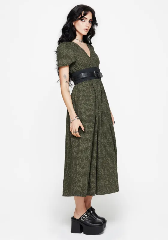 Francesca Printed Wrap Over Midaxi Dress sold by Disturbia
