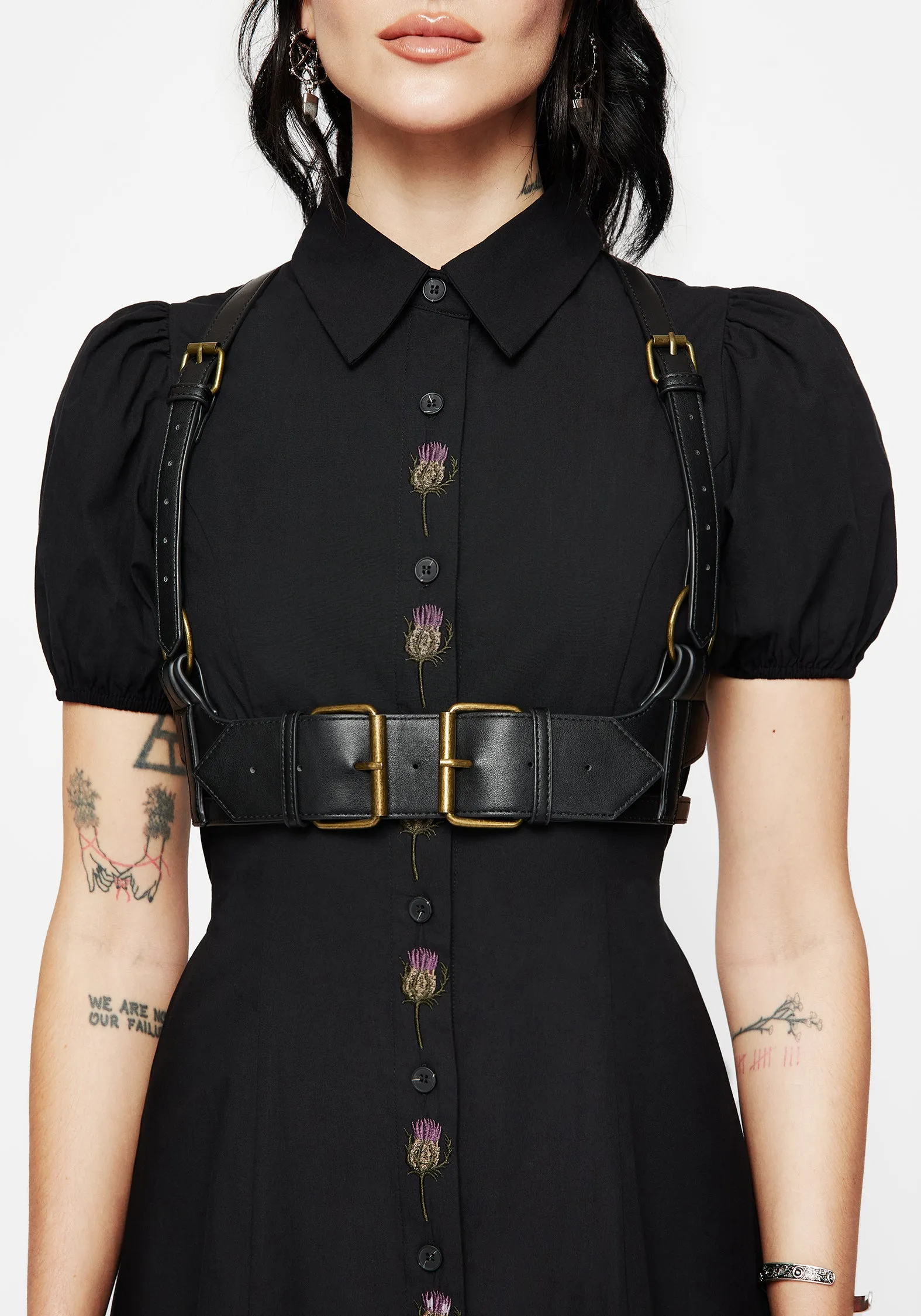 Agatha Cut Out Side Detail Harness sold by Disturbia product image thumbnail 4
