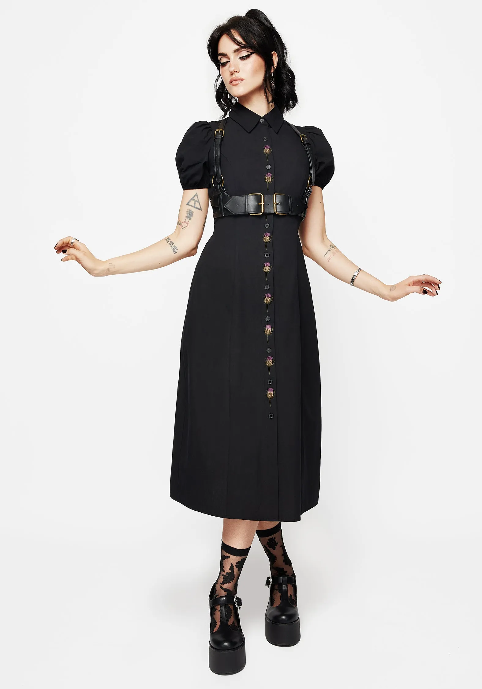 Agatha Cut Out Side Detail Harness sold by Disturbia product image thumbnail 5