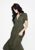 Francesca Dragon Printed Wrap Over Midaxi Dress sold by Disturbia