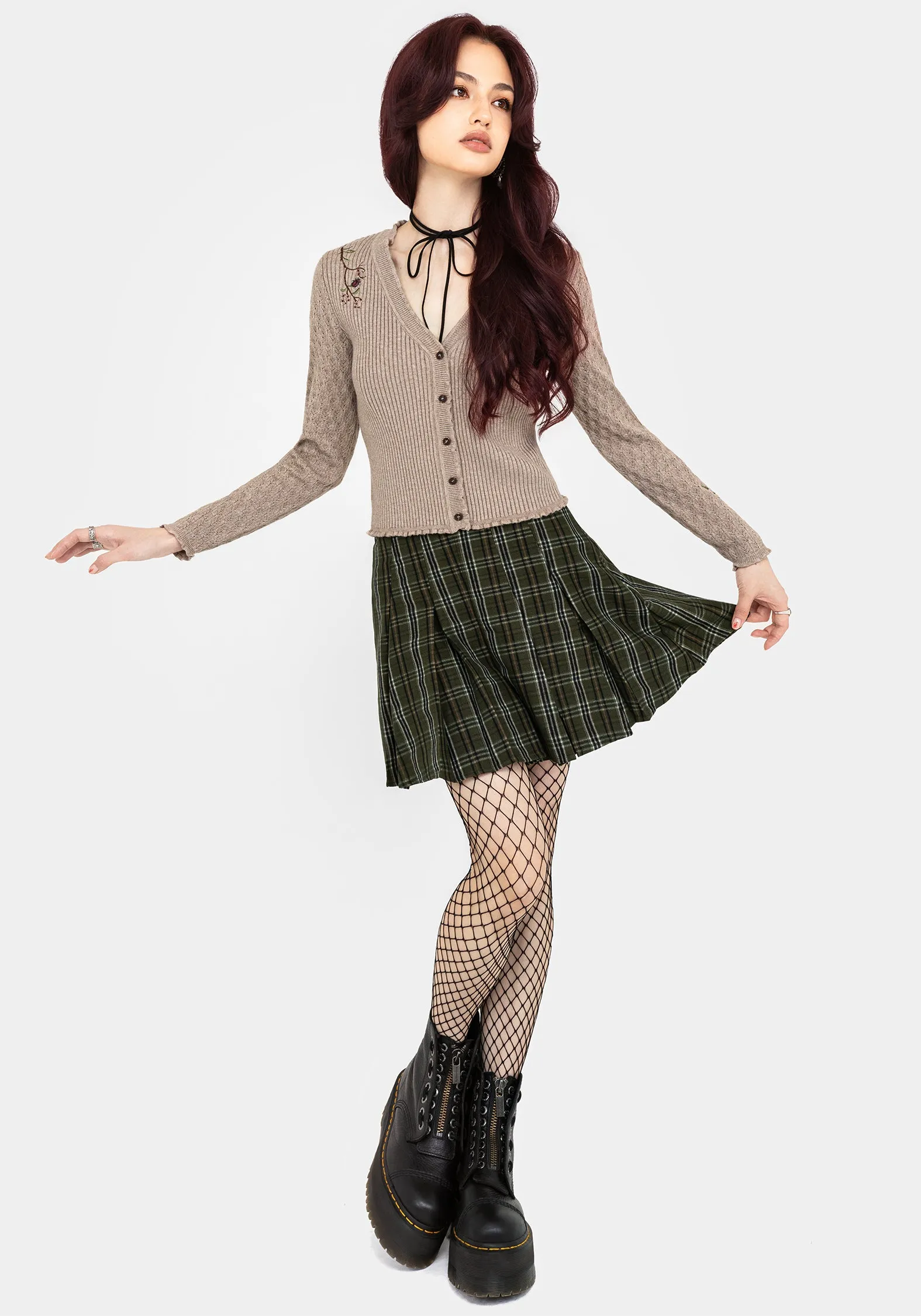 Tantra Floral Embroidered Cardigan sold by Disturbia product image thumbnail 4