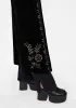 Kobra Velvet Snake Embroidered Longline Kimono sold by Disturbia