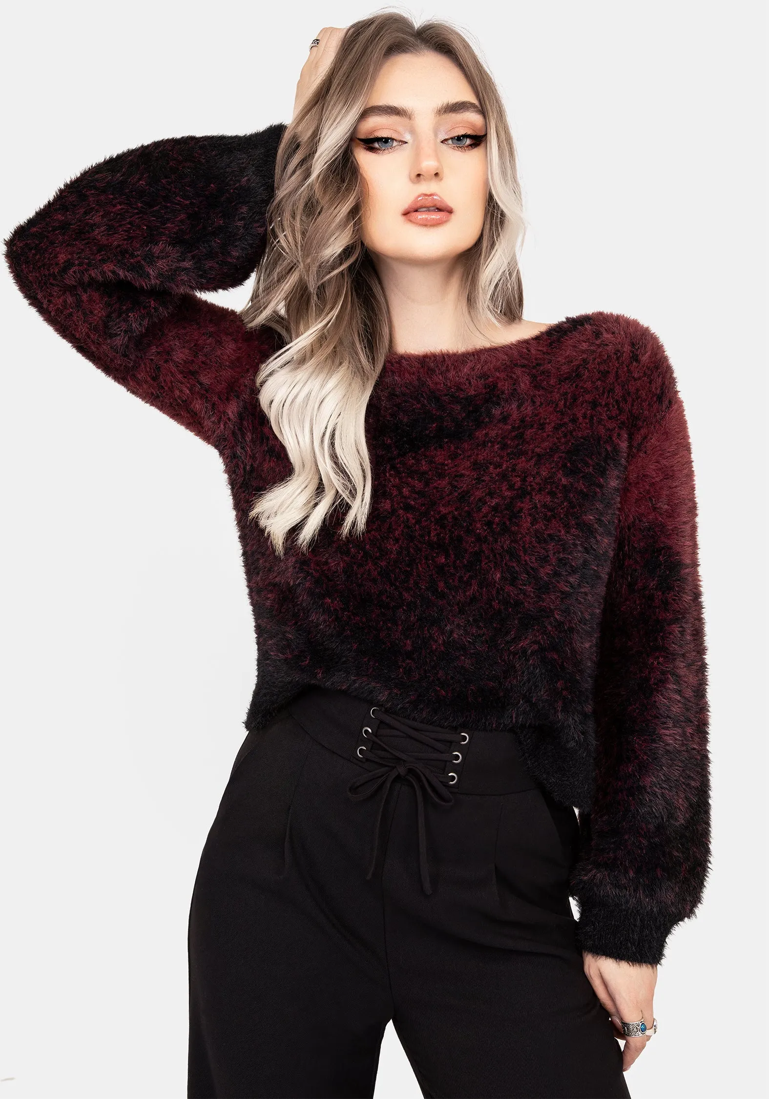 Maple Tie Dye Knit Jumper sold by Disturbia product image thumbnail 4