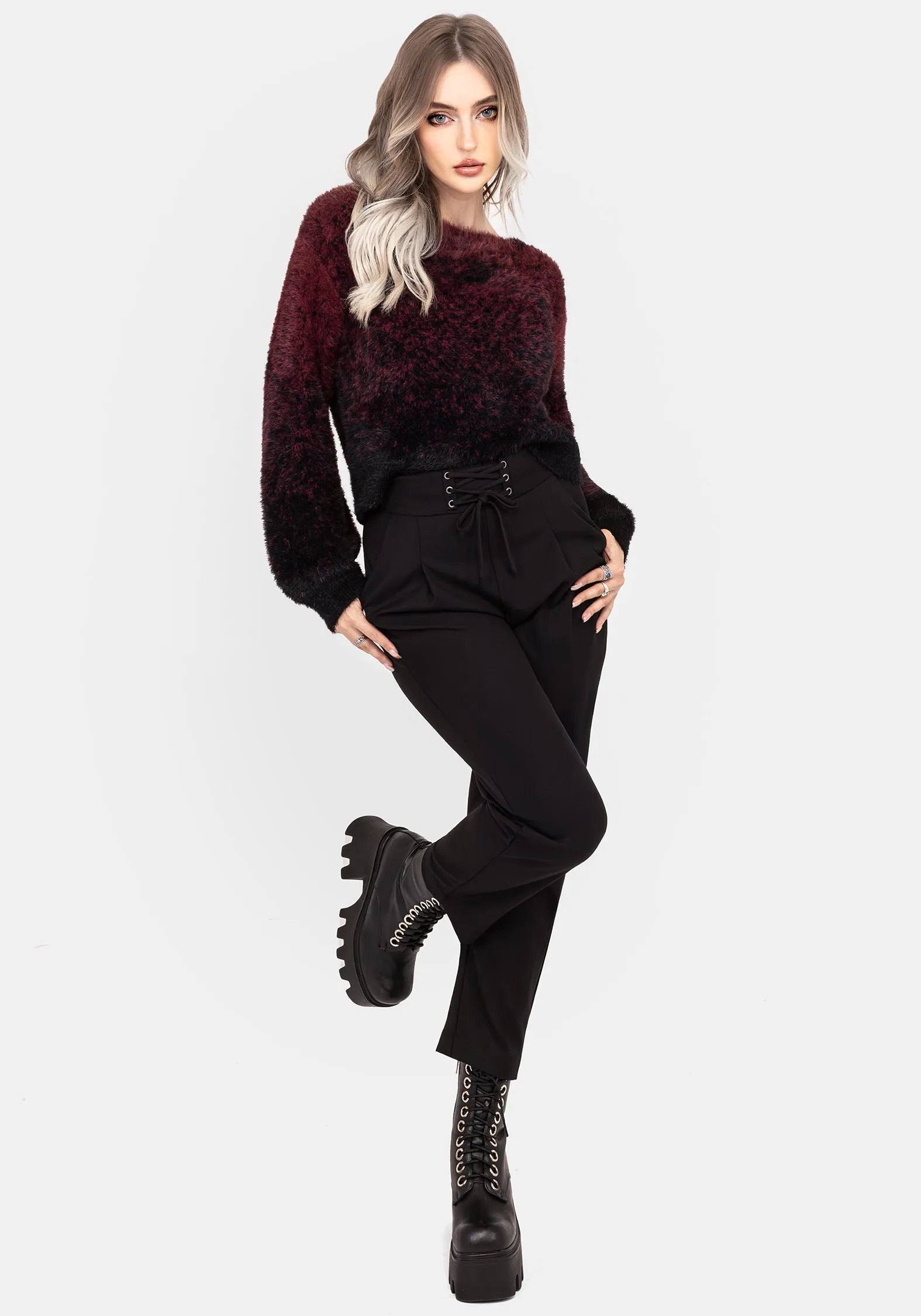 Maple Tie Dye Knit Jumper sold by Disturbia product image thumbnail 5