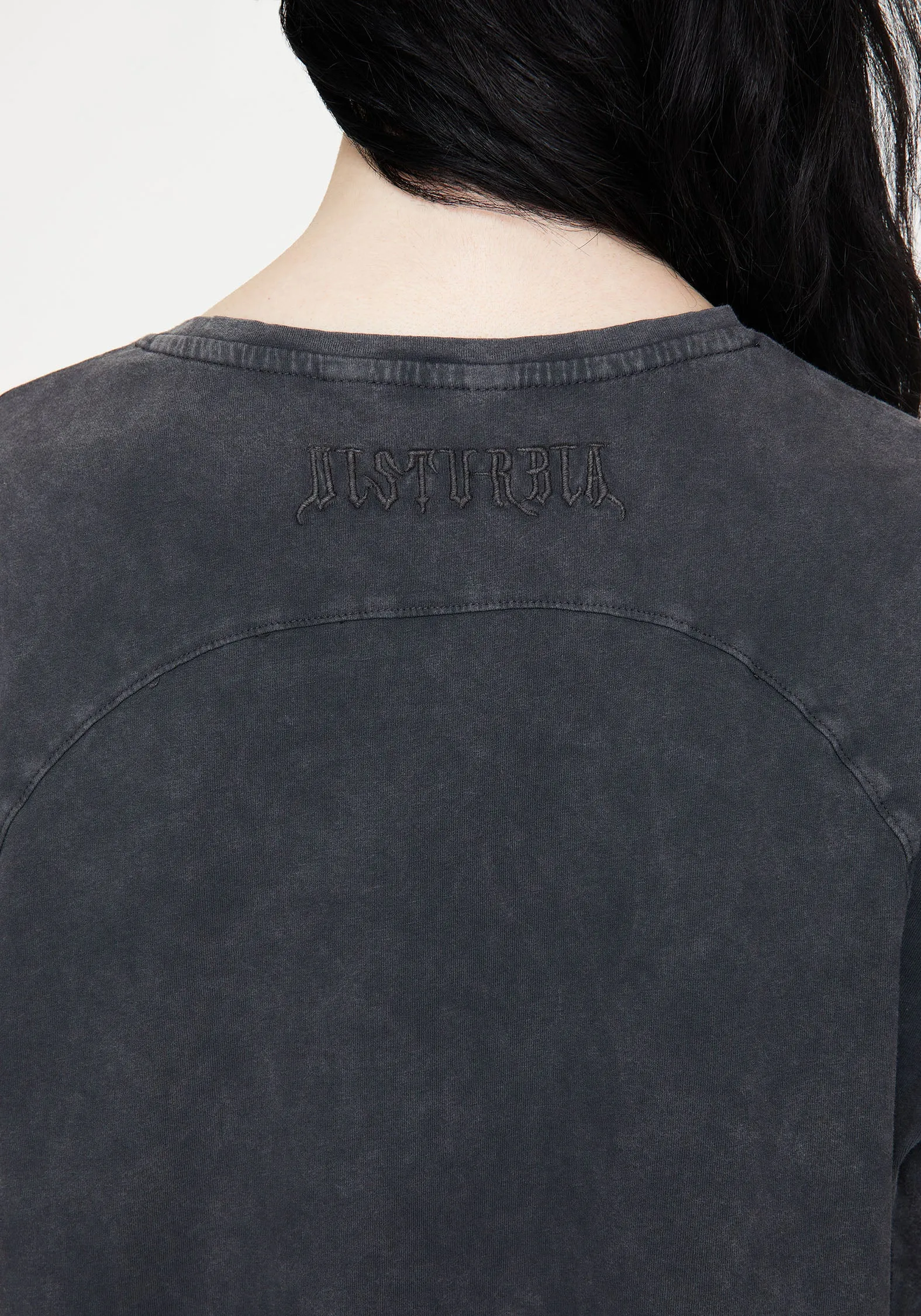 Wicked Toile Dropped Shoulder Cotton Tee Dress sold by Disturbia product image thumbnail 5