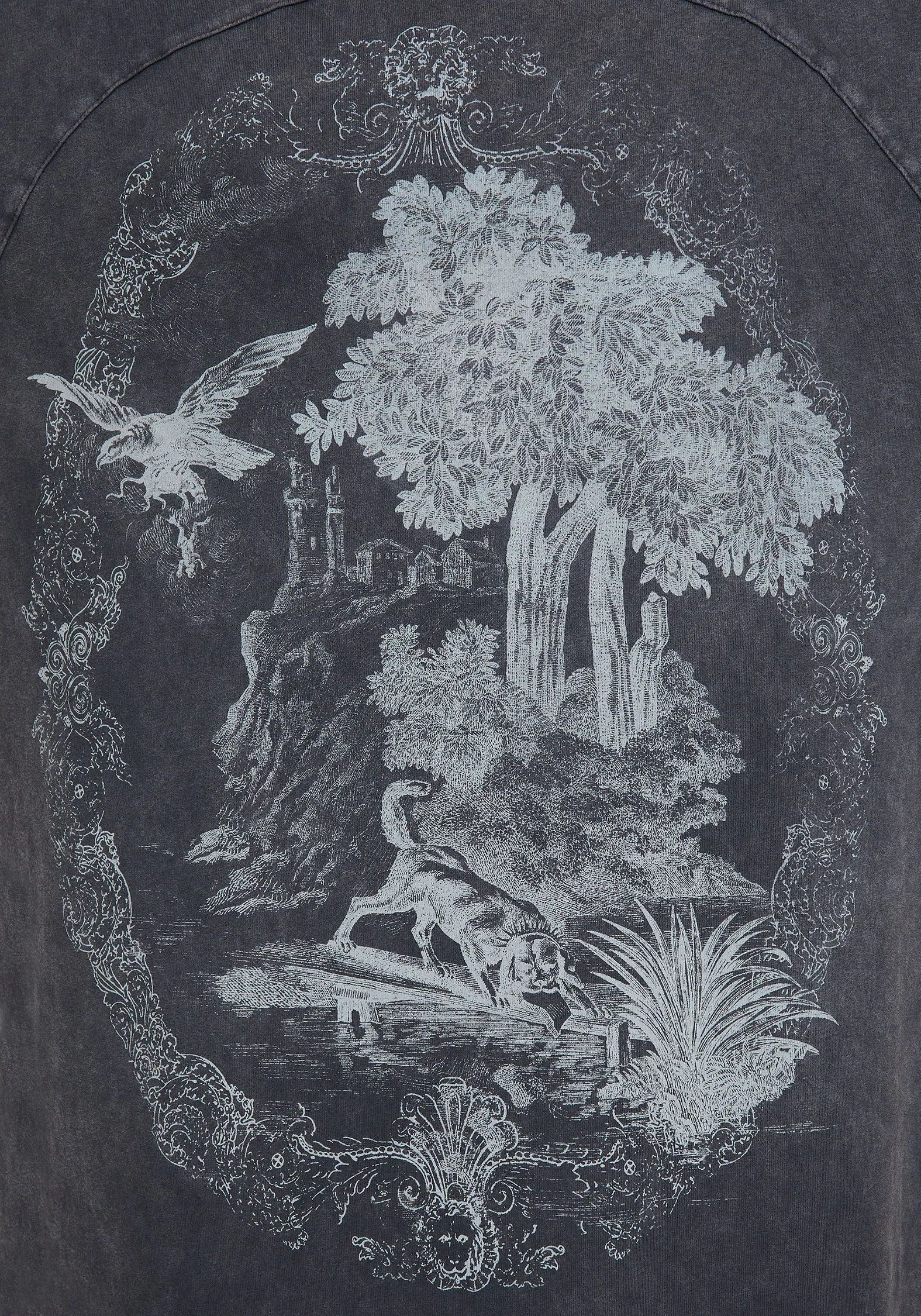 Wicked Toile Dropped Shoulder Cotton Tee Dress sold by Disturbia product image thumbnail 2