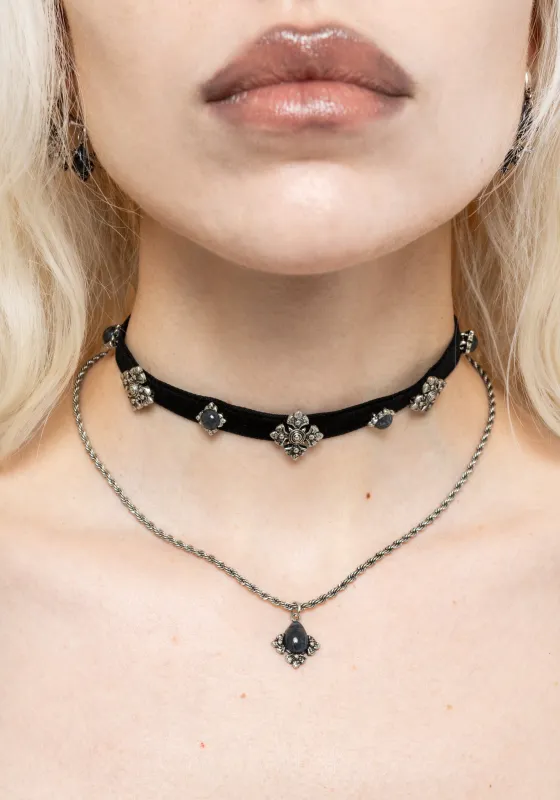 Crucentia Layered Choker sold by Disturbia