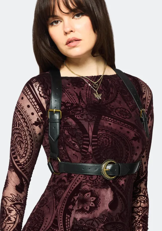 Sylvie Mystic Moon Harness sold by Disturbia
