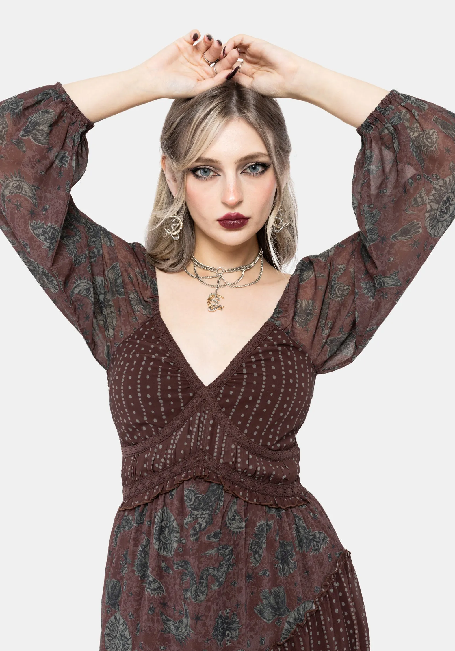 Pact Paisley Maxi Dress sold by Disturbia product image thumbnail 4