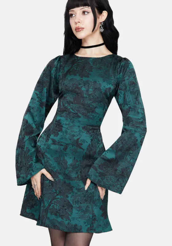 Solara Toile Print Mini Dress sold by Disturbia