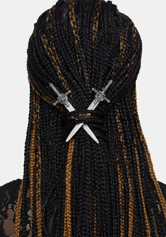 Vanthrax Sword Hair Pins sold by Disturbia