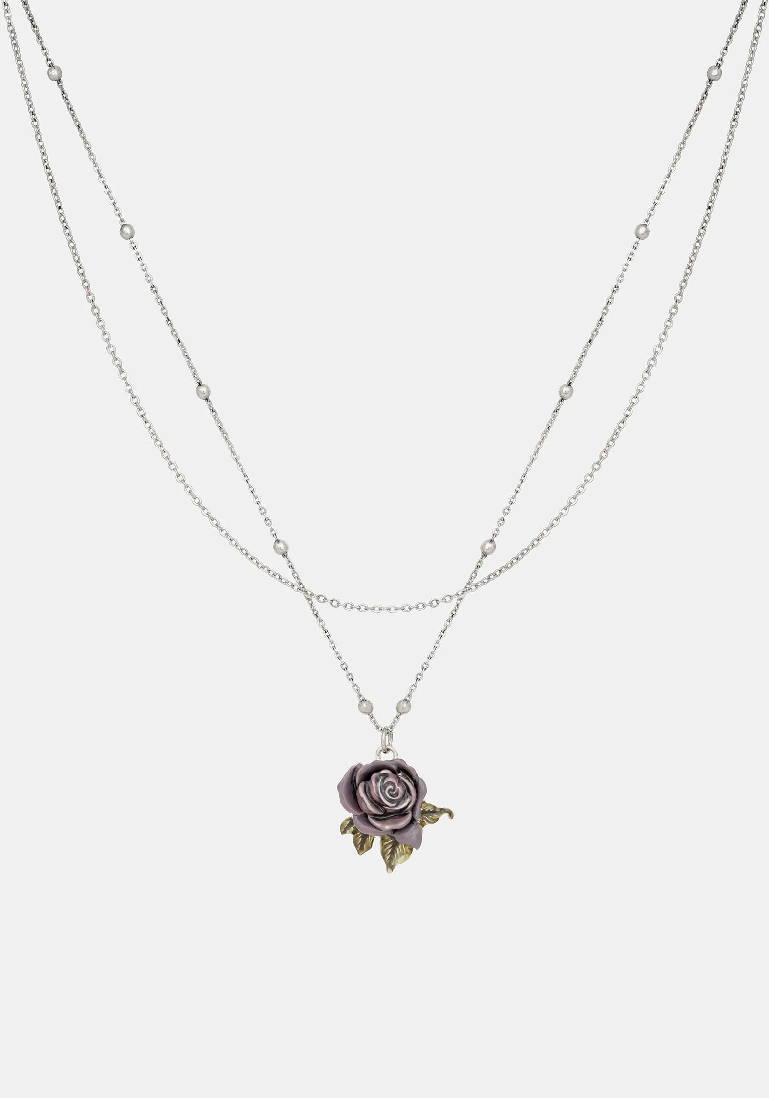 Rosea Rose Charm Necklace sold by Disturbia product image thumbnail 4