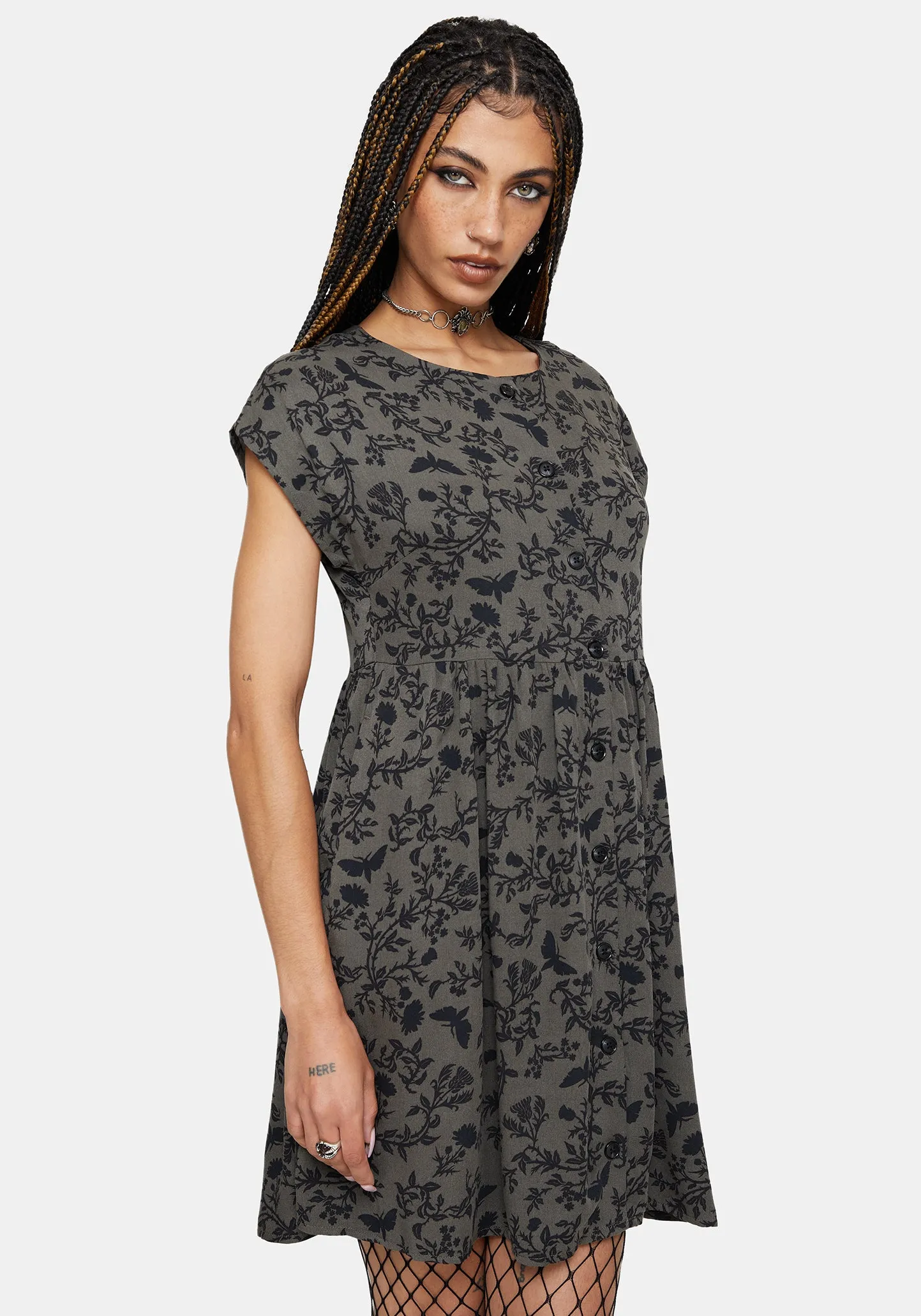 Morgana Mini Dress - Green sold by Disturbia product image thumbnail 5