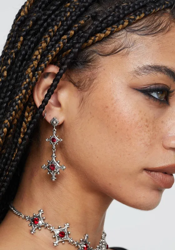 Archapelle Cathedral Stone Drop Earrings sold by Disturbia