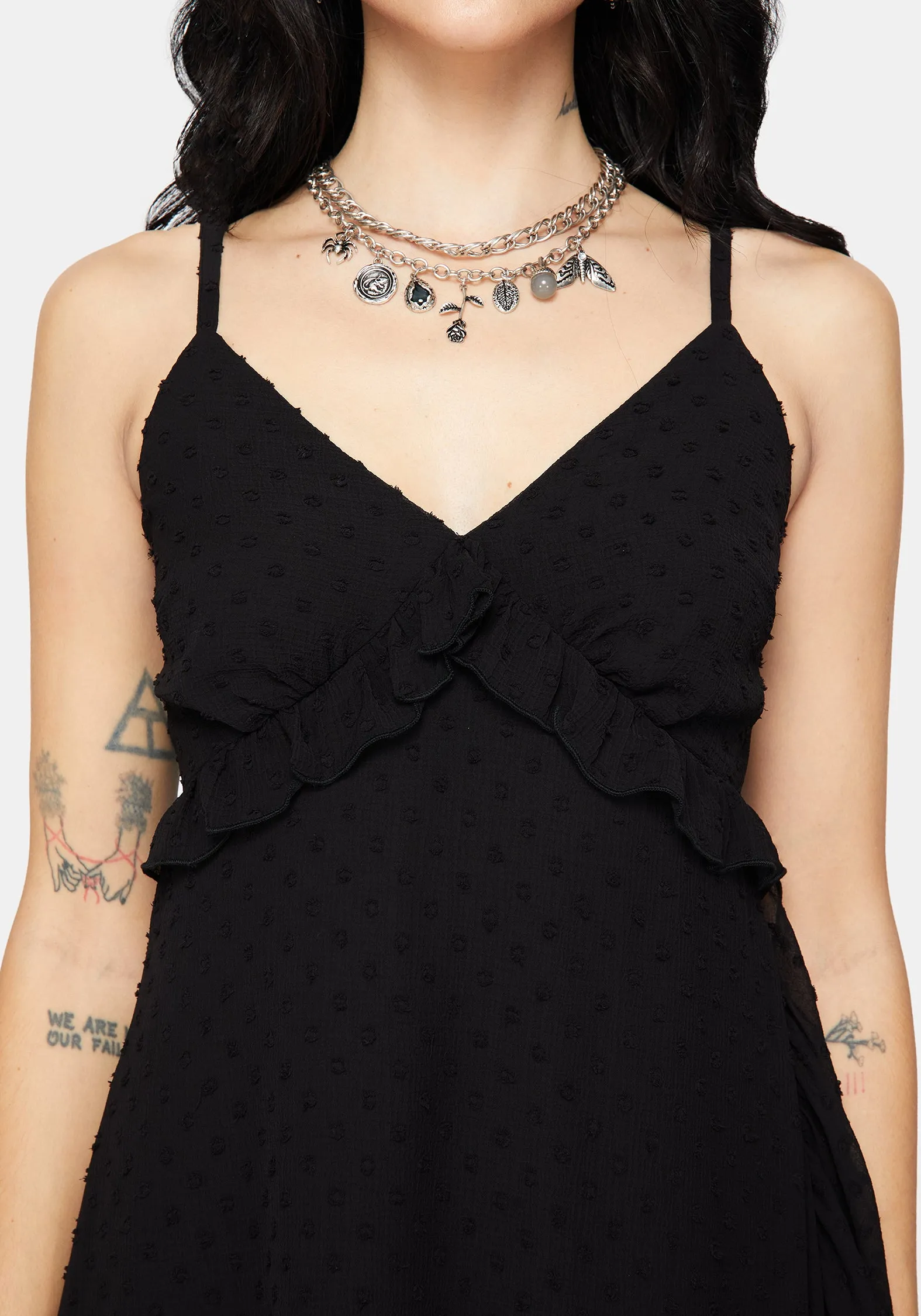 Reck Dobby Frill Cami Gown sold by Disturbia product image thumbnail 2
