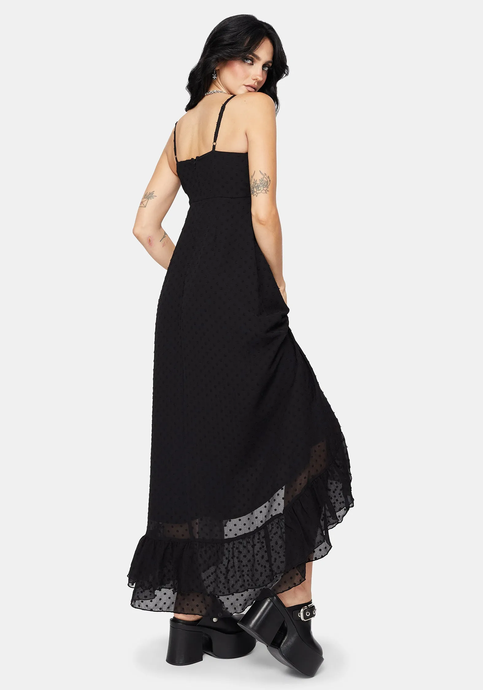 Reck Dobby Frill Cami Gown sold by Disturbia product image thumbnail 3