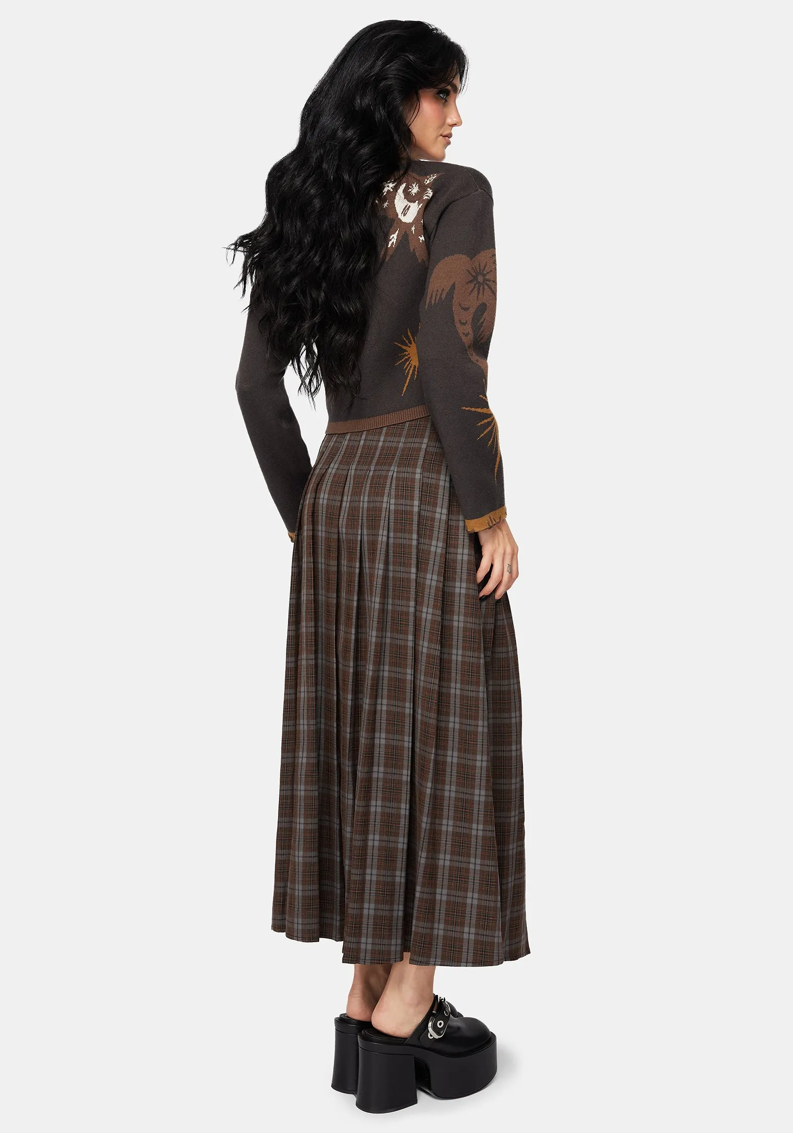 Starfall Moon Jacquard Knit Cardigan sold by Disturbia product image thumbnail 3