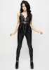 Conjure Satin Lace Trim Button Up Cami Top sold by Disturbia