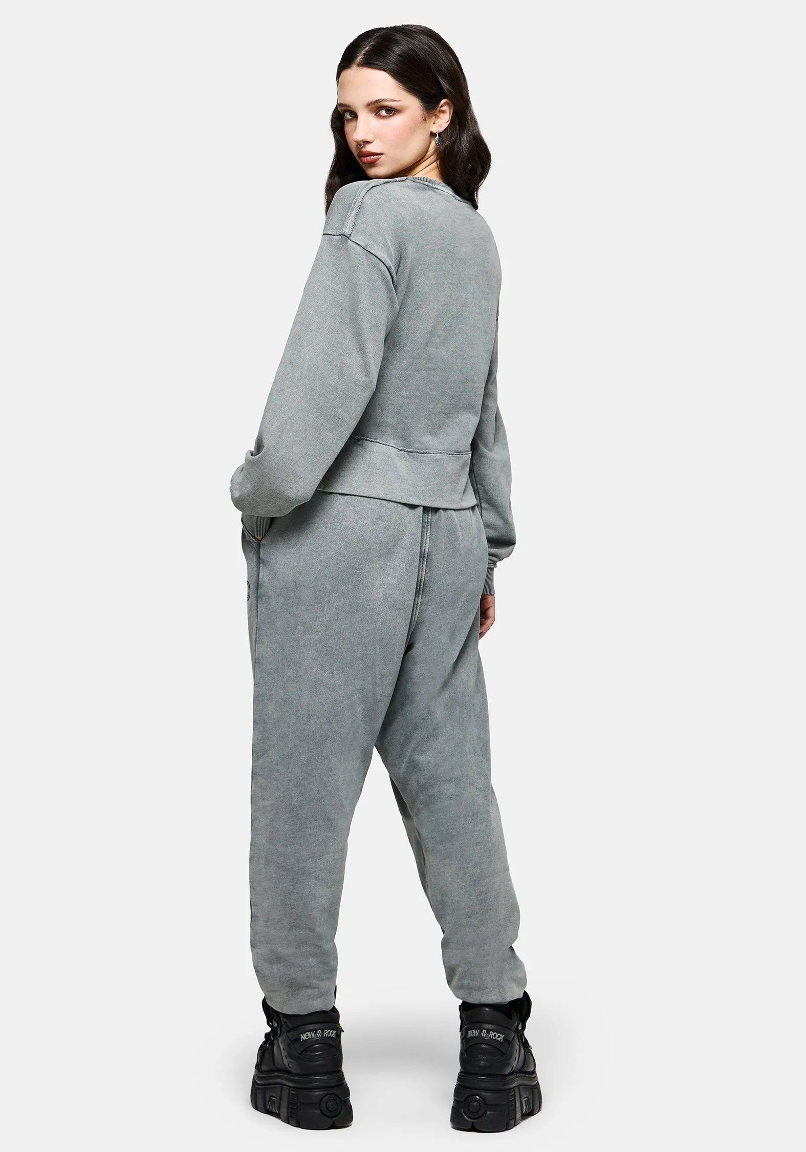 Sylph Fallen Dove Embroidered Sweatshirt sold by Disturbia product image thumbnail 3