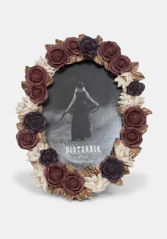 Dusha Garden Dead Flower Photo Frame made by Disturbia
