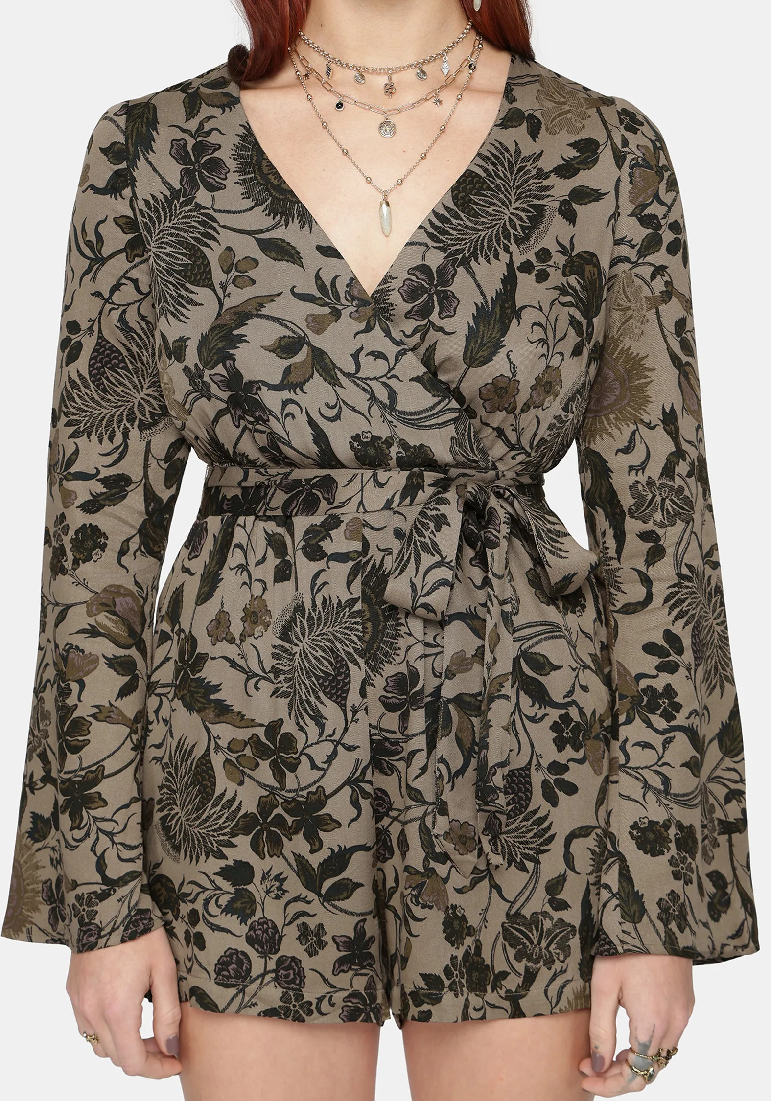 Herla Bhatik Floral Print Playsuit sold by Disturbia product image thumbnail 4