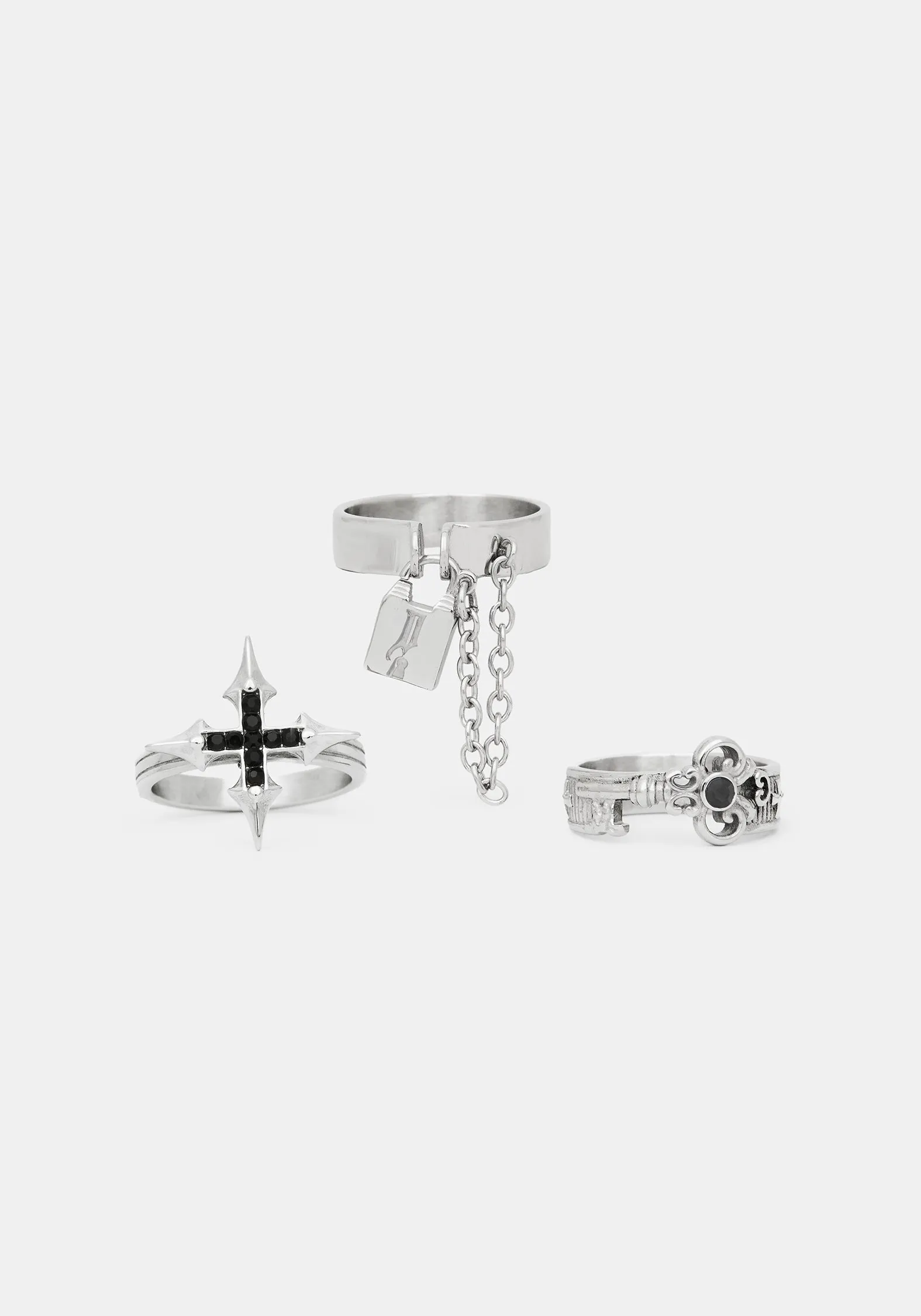 Lagoxin Stainless Steel Ring Set sold by Disturbia