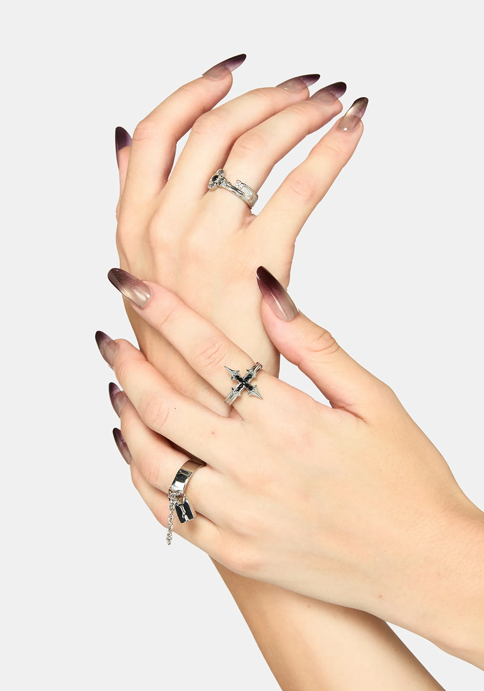 Lagoxin Stainless Steel Ring Set sold by Disturbia product image thumbnail 4