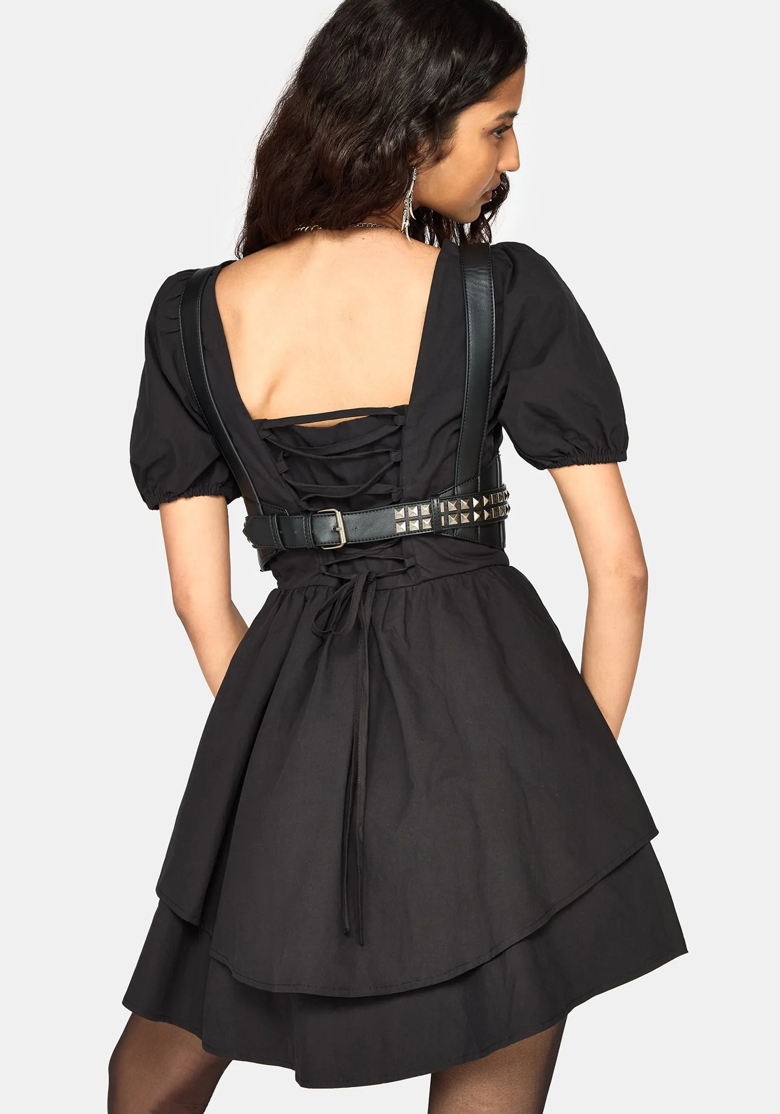 Abrielle Studded Waist Harness sold by Disturbia product image thumbnail 3