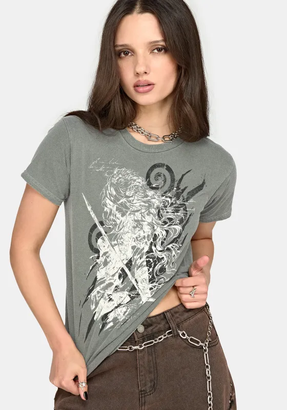 Scáthach Fitted Tee made by Disturbia