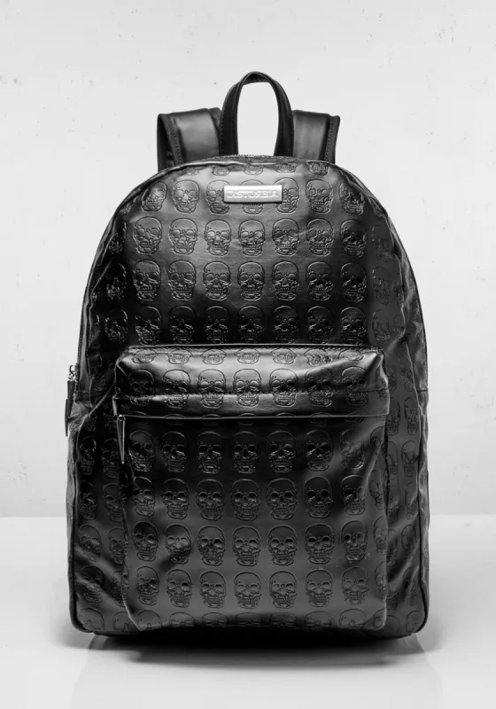 Crypt Debossed Backpack sold by Disturbia